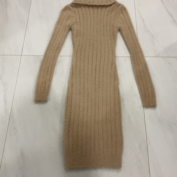 NWT MESHKI Ella rolled neck long sleeve mini dress - Picture 6 of 9